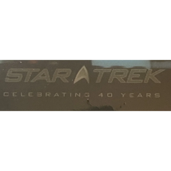 Very Rare Star Trek 40th Anniversary Collectors 3D Poster, Still Factory Sealed!