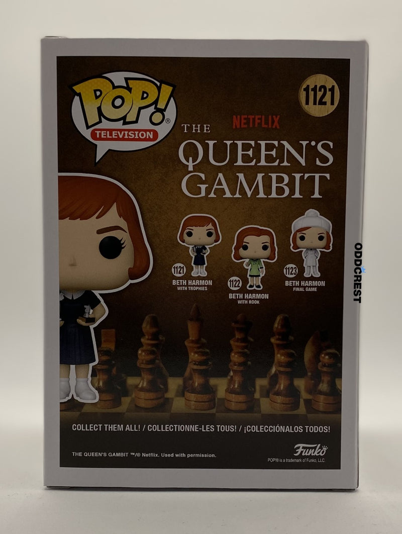 Funko POP! Television The Queen's Gambit Beth Harmon with Trophies POP! Vinyl Figure NIB #1121 - ODDCREST