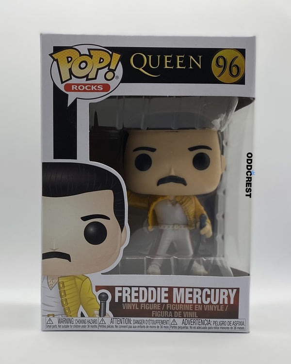 Funko POP! Rocks Queen Freddie Mercury Wembly 1986 POP! Vinyl Figure NIB #96.