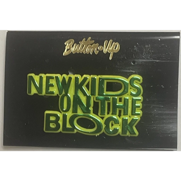 Vintage 1990s 🤩 New Kids on the Block Logo Pin Pinback, Boston, MA NKOTB