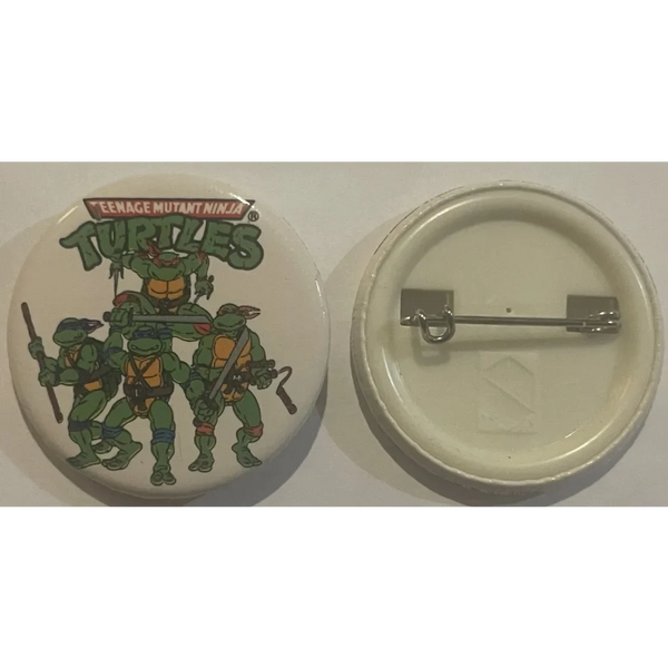 Vintage Teenage Mutant Ninja Turtles Movie Pin, Battle Pose, 1990 Tmnt