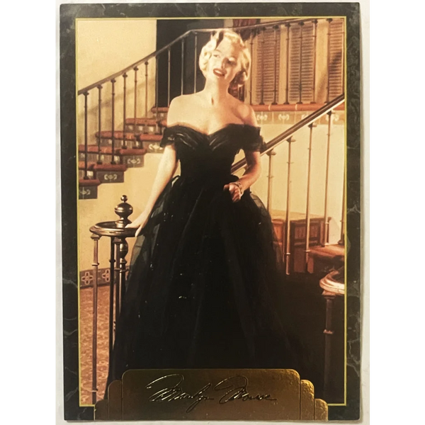 Vintage 1990s Marilyn Monroe Collectible Card Number 126 by Sports Time Inc.