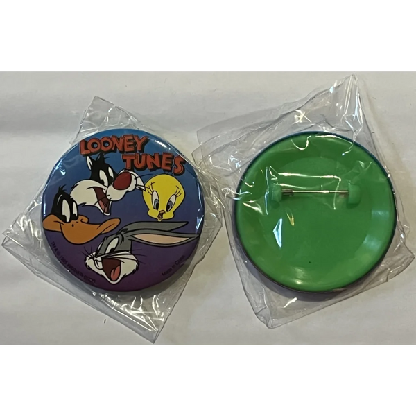 Vintage 1995 Looney Tunes Pin, Group Shot, Unopened in Package!