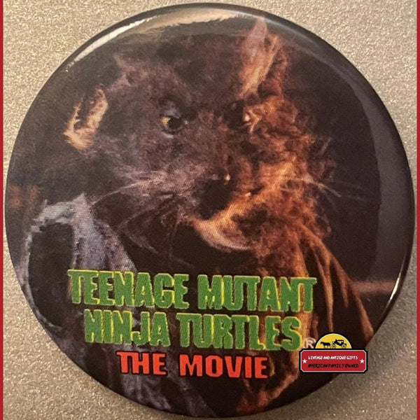 Vintage Teenage Mutant Ninja Turtles Movie Pin, Splinter, 1990 Tmnt