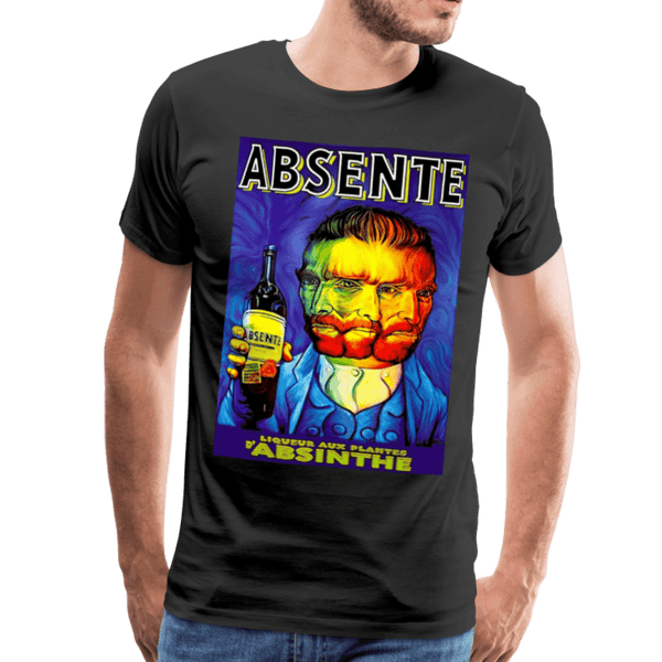 Absente, Vintage Absinthe Liquor Advertisement With Van Gogh T-Shirt