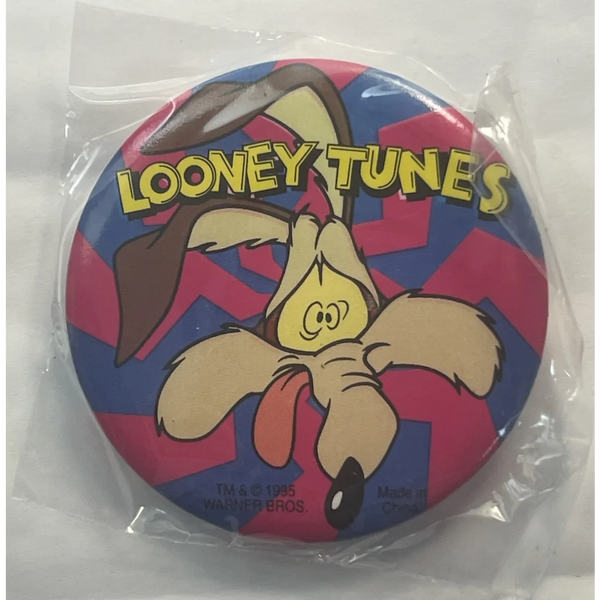Vintage 1995 Looney Tunes Pin, Wile E. Coyote, Unopened in Package!