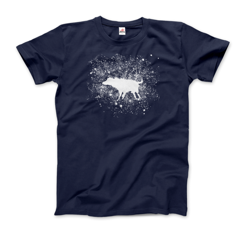 Banksy Wet Dog Splatter 2007 Street Art T-Shirt