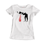 Banksy Lovesick Girl Throwing Up Hearts Artwork T-Shirt