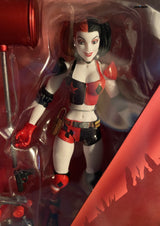 DC Comics Super-Villains Roller Derby Harley Quinn Action Figure NIB / MOC.