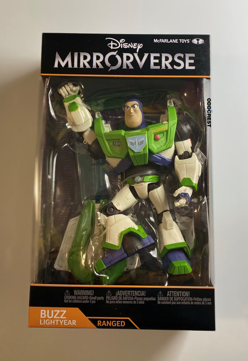 McFarlane Toys Disney Mirrorverse Buzz Lightyear 7-inch Wave Action Figure NIB / MOC.