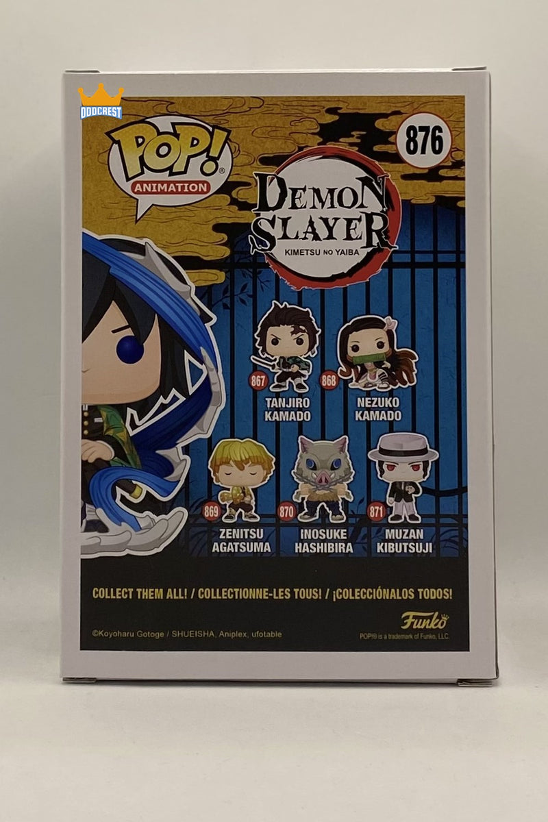 Funko POP! Animation Demon Slayer Giyu POP! Vinyl Figure AAA Anime Exclusive NIB #876.