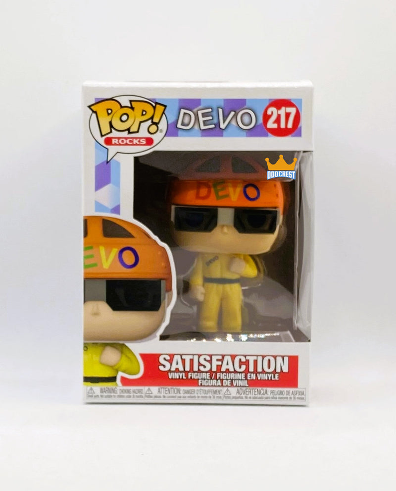 Funko POP! Rocks Devo Satisfaction (Yellow Suit) POP! Vinyl Figure NIB #217.