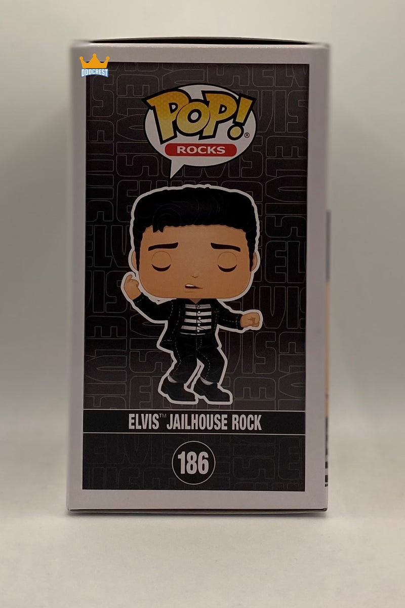 Funko POP! Rocks Elvis Presley Jailhouse Rock POP ! Vinyl Figure NIB #186.