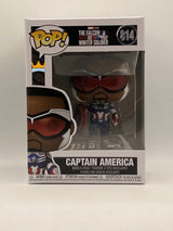 Funko POP! Marvel Studios Falcon and Winter Soldier Captain America POP! Bobblehead Vinyl Figure NIB #814 - ODDCREST