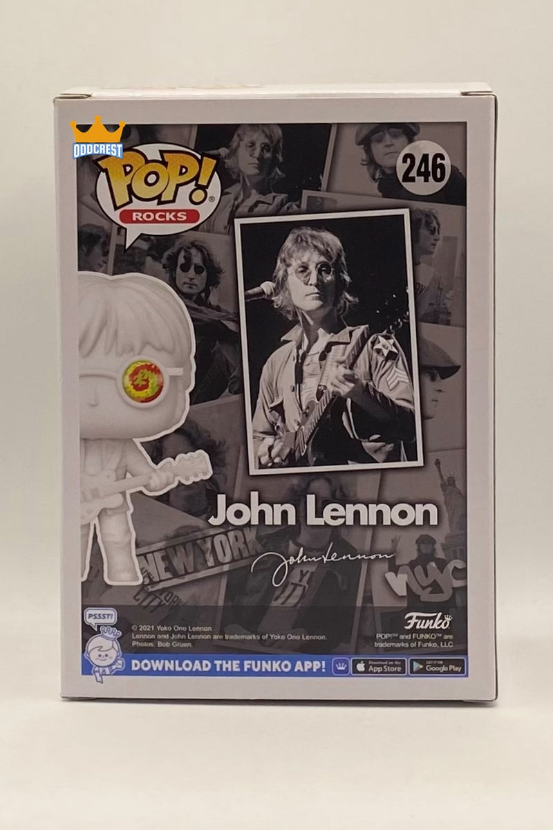 Funko POP! Rocks John Lennon with Psychedelic Shades Pop! Vinyl - EE Exclusive - NIB #246