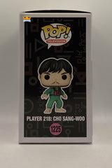 Funko POP! Television Squid Game Cho Sang-Woo Player 218 POP! Vinyl Figure NIB #1225.