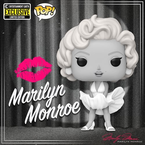 Funko POP! Icons Marilyn Monroe Black-and-White Pop! Vinyl Figure - EE Exclusive NIB #24 - ODDCREST