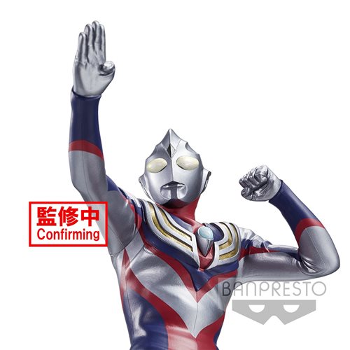 Banpresto Ultraman Tiga Day & Night Special (Version A) Hero's Brave Statue.