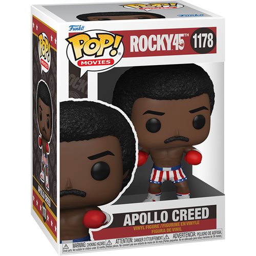 Funko POP! Movies Rocky 45th Anniversary Apollo Creed Pop! Vinyl Figure NIB #1178